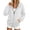 White, variant on JUjie Womens Zip Up Hoodies High Neck Fleece Jackets Oversized Sweatshirts Fall Fashion 2026 Sweaters Winter Clothes Khaki L