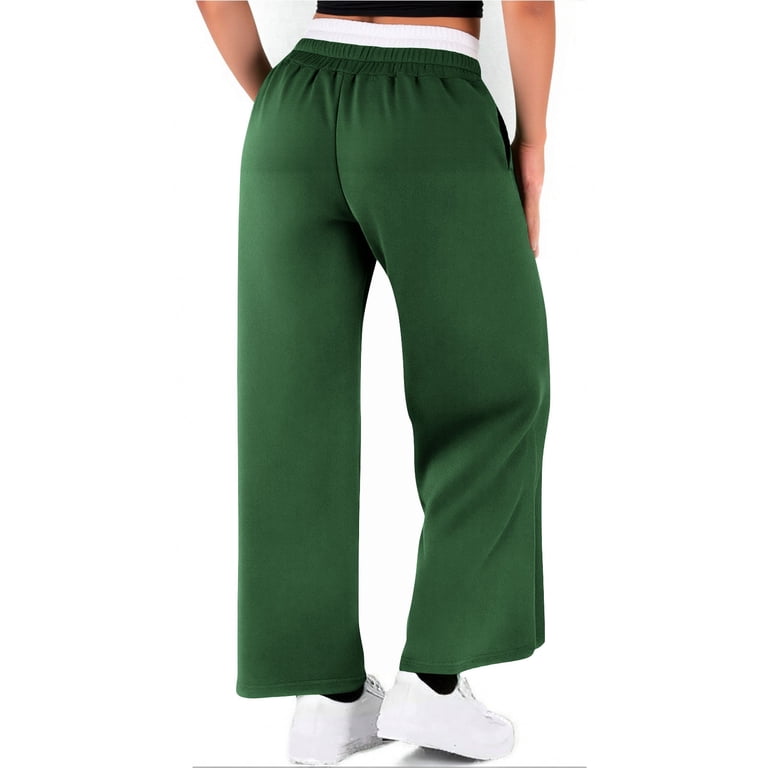 VESP Wide Jogger Pants 　XL DODADAWANJ Sweatpants for Men Big and Tall Open Bottom Wide Leg