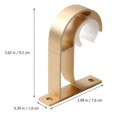 thumbnail image 4 of 2pcs Curtain Rod Bracket Heavy Duty Curtain Rod Holders Curtain Rod Brackets, 4 of 4