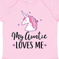 thumbnail image 4 of Inktastic My Auntie Loves Me Unicorn Girls Baby Bodysuit, 4 of 5