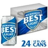 Milwaukee's Best Light Beer, 24 Pack, 12 fl oz Aluminum Cans, 4.1% ABV, Domestic Lager