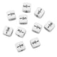 thumbnail image 3 of Pack of 20 16mm White Fraction Dice, Fraction Symbols, Math and Arithmetic Teaching Tool, 3 of 4