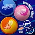 thumbnail image 2 of Nerf Dog Rubber Super Bounce Ball Fetch Dog Toy, 2.4 inch, 3 Pack, 2 of 10