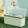 thumbnail image 2 of Pull Out Ice  Bin, Dustproof Food Grade Large Capacity Plastic Ice  Tray Easy Demoulding 3 Layer Flexible With Ice Shovel For Baby Food For Yogurt 3 Layer Pull Out Ice Box Ice, 2 of 8