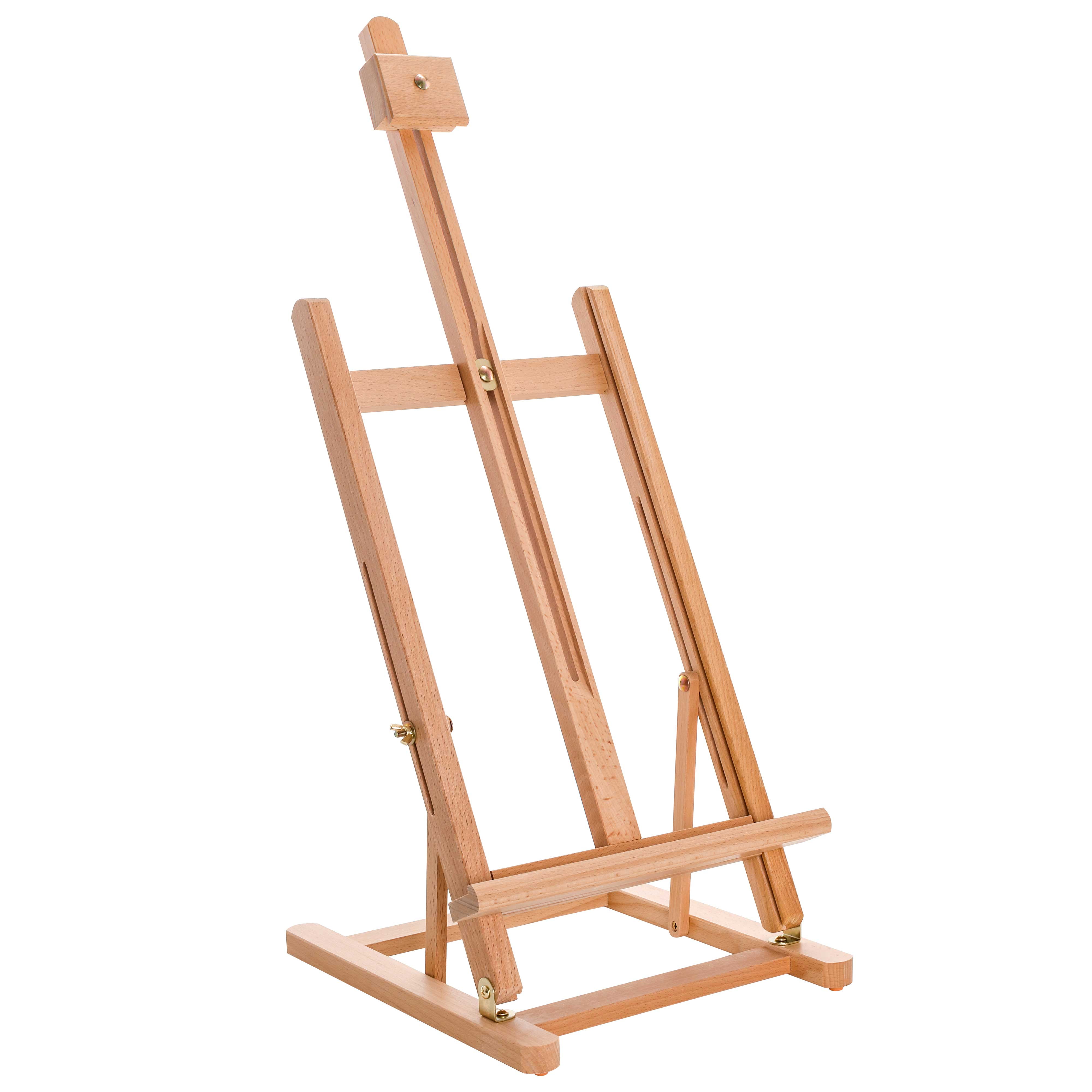 US Art Supply Adjustable Tabletop HFrame Wood Studio Artist Easel