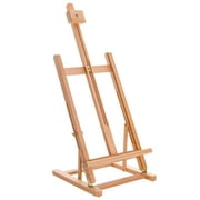 U.S. Art Supply 38" High Tabletop Wooden H-Frame Studio Easel - Artists Adjustable Beechwood Painting Display Easel, 22"