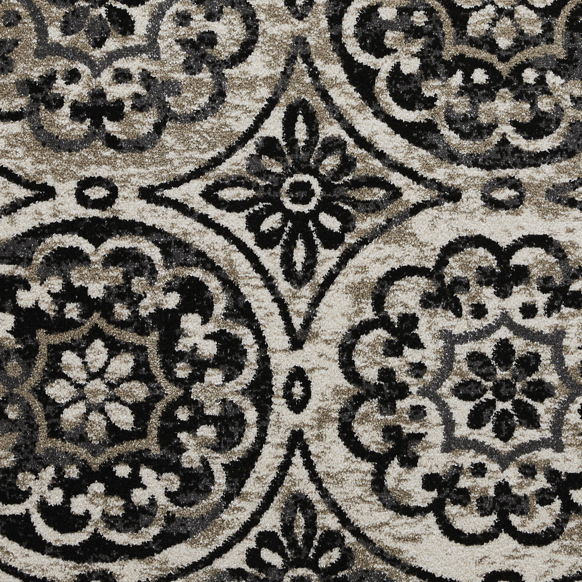 Loomaknoti Ohanzah Owena 6' x 9' Gray Medallion Indoor Area Rug