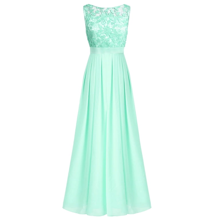 Raenseen Women's Crochet Lace Chiffon Wedding Bridesmaid Dress Maxi Dress Evening Gowns Turquoise 2 - Walmart.com Raenseen Women's Crochet Lace Chiffon Wedding Bridesmaid Dress Maxi Dress Evening Gowns Turquoise 2 - Walmart.com