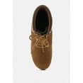 thumbnail image 6 of MAAYA Tan Handcrafted Collared Suede Boot, 6 of 7