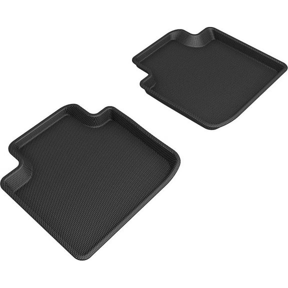 3D MAXpider Custom Fit Kagu Floor Mat (Black) Compatible for Lexus GS 2005-2011-Second Row
