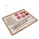 thumbnail image 4 of De Hechas Naturales Pintura Jardín Casero Decorativo Colgante De Pared Ornamento De Macramé Artesanal Para Niños BLESIY pintura de palo de madera natural, 4 of 8