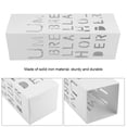 thumbnail image 4 of White Iron Hollowed Umbrella Storage Basket Stand Holder Rack, 4 of 7