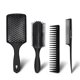thumbnail image 1 of Juego de 4 cepillos de pelo con forma de paleta, cepillo desenredante y peine para hombres y mujeres, ideal para cabello húmedo o seco, cepillo para el cabello que no se enreda más para cabello natura, 1 of 4