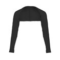 thumbnail image 2 of Gustave Cooling Shawl Arm Sleeves with Finger Holes for Women Anti-UV Sun Protection Cooler Shrug Comfortable Arm Covers for Outdoor Sports Golf Cycling "Black", 2 of 9