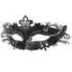 thumbnail image 2 of Máscara de mascarada, decoraciones de carnaval, máscaras venecianas para mujeres (negras), 2 of 4