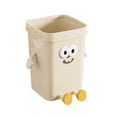 thumbnail image 5 of OIUR Household Waste Bin Cartoon Trash Can with Eyes Hands Legs 7L/12L/16L Cute No Lid Garbage Bin for Kitchen Bathroom Bedroom Office, 5 of 7