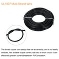 thumbnail image 4 of UL1007 16AWG Gauge Stranded Hook-Up Wires, Electrical Wire Tinned Copper Wire 30m/100ft Black, 4 of 6