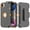 Orange, variant on Hotpom for iPhone 16E/ iPhone SE4 Case with Belt Clip Holster & Kickstand + 2 Pack Privacy Screen Protector, Heavy Duty Protection Military Grade Shockproof, Black