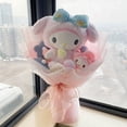 thumbnail image 5 of Nuevo ramo de muñecas de anime Kuromi de Sanrio, paquete de regalo de My Melody Kawaii Melody Kuromi, lindo dibujo animado, regalo de San Valentín, regalo de cumpleaños, 5 of 5