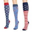 thumbnail image 4 of MUK LUKS Unisex 3 Pack Nylon Compression Knee-High Socks, 4 of 4