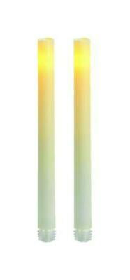 Inglow  White  Taper  Candle  9 in H 