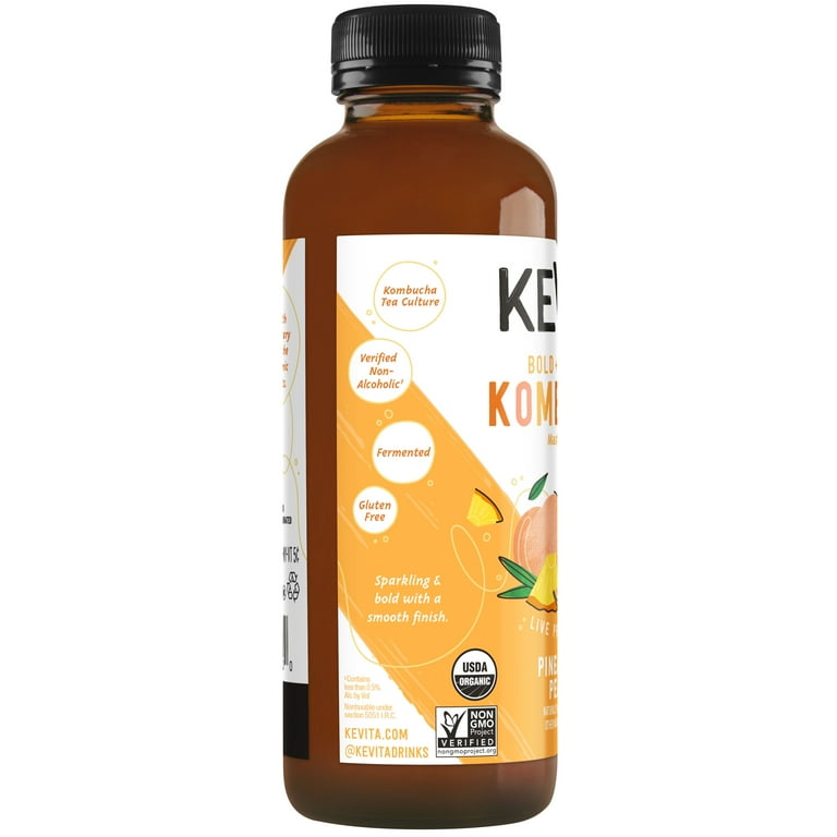 KeVita Organic Master Brew Kombucha, Healthy Probiotic Energy
