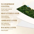 thumbnail image 6 of Peel and Stick Wallpaper Moss Covered Brick Wall Texture Green Shades Wall Mural 17.7in x 9.8ft Self Adhesive Removable Wall Paper Renter Friendly Wallpaper for Bedroom Fireplace Kitchen, 6 of 8