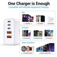 thumbnail image 3 of Cargador TZBAY USB C Block 60 W, enchufe de pared de 5 puertos tipo C, 3 of 7