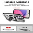 thumbnail image 4 of Estuche GANGXUN para Samsung Galaxy A33 5G, soporte giratorio 360°, estilo mecánico y magnético, 4 of 5