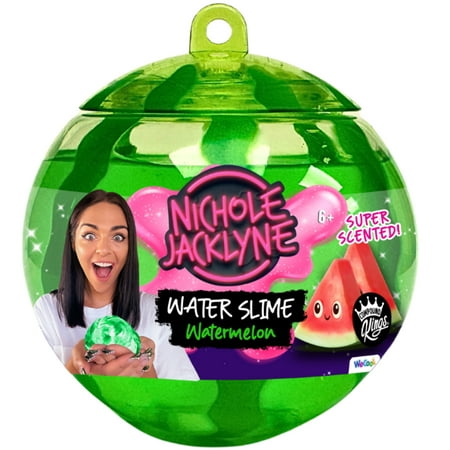 Compound Kings Nichole Jacklyne Water Slime, Green, Watermelon Scented, Fruit Container, Ages 4+