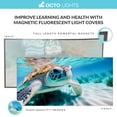 thumbnail image 2 of OCTO LIGHTS Magnetic Fluorescent Light Covers for Ceiling Lights Classroom Light Filters - Improve Focus, Eliminate Headaches & Eye Strain - Ocean 010, 2 of 7