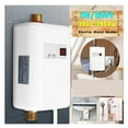 thumbnail image 2 of 3800W Tankless Electric Water Heater Bathroom Kitchen Instant Water Heater Temperature Display Heating Shower Universal ,Compact Design, 2 of 7