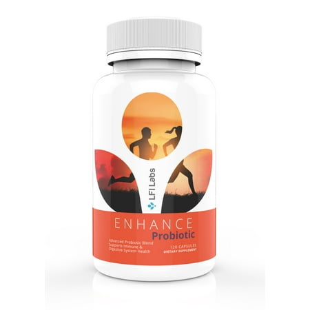 - Enhance Probiotic - Gut Microbiome Supplement - Support Immune System, Weight Loss, Heart Health, & Natural Digestive Enzymes - For Men & Women - 750 Million CFU, 120 Vegetable Capsules 200mg