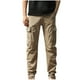 thumbnail image 2 of Pantalones largos para hombre, cintura elástica, transpirables, cómodos, suaves, informales, de playa, de poliéster, 2 of 4