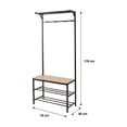 thumbnail image 3 of Rack Mainstays de Metal con Asiento para Almacenamiento, 3 of 4