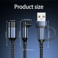 thumbnail image 3 of USB/Type C And USB A Charging Cord Braided Nylon For Watches Power Cord 120cm Length 3.94ft, 3 of 9