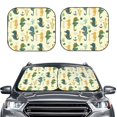 thumbnail image 2 of Fotbe Seahorse 2-Piece Car Windshield Sun Shade | Sun Blocker for Car Windshield | Foldable Automotive Interior Accessories for Sun Protection-Large, 2 of 6