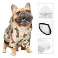 thumbnail image 3 of Goofa Dachshund Dog Puppy Pattern Small Dog Sweater Hoodies Pet Grey Hooded Soft Fleece Sweatshirts with Pocket Fall Winter Puppy Cat Sweaters Warm Clothes-XX-Large, 3 of 8