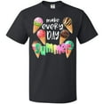 thumbnail image 3 of Inktastic Make Every Day Summer Ice Cream Cones T-Shirt, 3 of 5