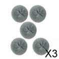 thumbnail image 1 of 2x5 Piezas Fregadora de Hierro Fundido Fregadora de Utensilios Herramienta de Limpieza de Utensilios de Cocina Fregadora de Metal Fregadora de Platos 3 piezas, 1 of 8