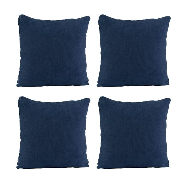 Set 4 Cojines Decorativos Cuadrados Grandes DICASA Zita