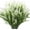 White, variant on Artificial Lavender Flowers 12 Bundles Outdoor UV Resistant Fake Flowers No Fade Faux Plastic Plants Garden Porch Window Box Decorating (Purple)
