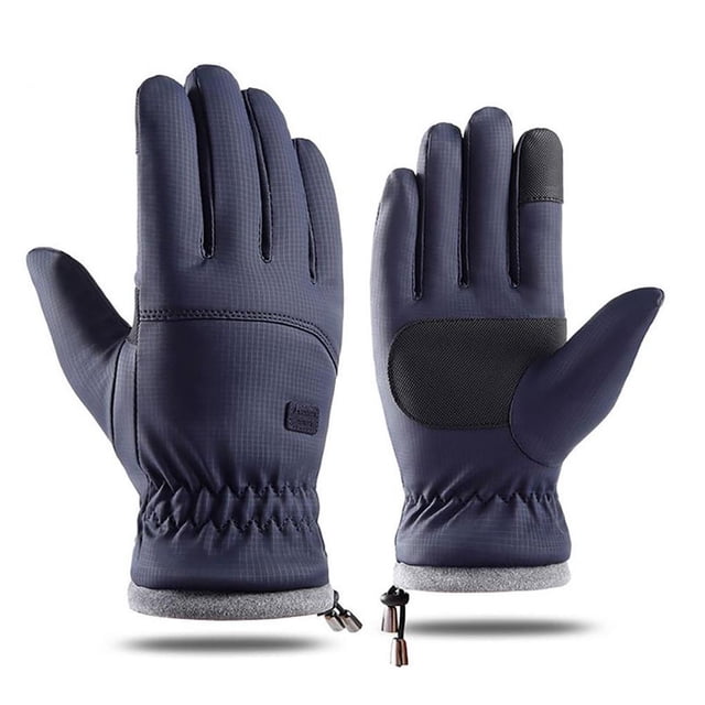 Eigraketly Guantes de invierno Calor Diseño engrosado Manoplas deportivas Tamaño compacto Regalo dulce Ropa de mano impermeable Pantalla táctil Ciclismo Gris Eigraketly OD016870-03