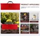thumbnail image 3 of 1Pc Iron Sheet Tool Box Household Tool Storage Case Red Portable Toolbox, 3 of 3