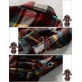 thumbnail image 3 of Matchstick Women Long Sleeve Flannel Plaid Checked Shirt (XS-XXL), 3 of 5