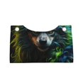 thumbnail image 2 of Honeii Realistic Style Colorful Wolf A for Tissue Box Cover/Holder - Covers Rectangular Shaped Boxes with a Contemporary Finish - Designed with Modern PVC Leather, 2 of 7