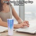 thumbnail image 2 of CSChome Water Cup Drinking Cup Leak proof Eco friendly High Capacity Fashion Creative Double Insulation, 2 of 7