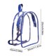 thumbnail image 3 of CaiYueKe Clear PVC Backpack Transparent Stadium Backpack for College Travel Events Large Capacity Waterproof Lightweight Breathable Backpack for Laptop Work Commuter, 3 of 7