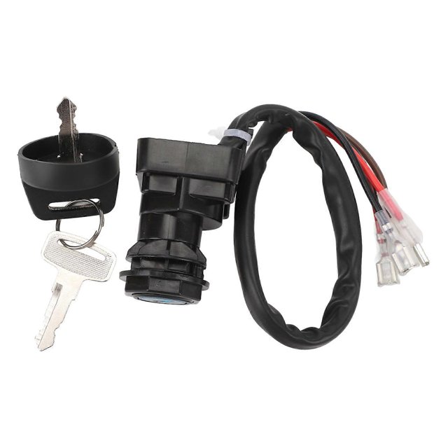 Ignition Key Switch 4 Wires Long Lasting Use Replacement for Polaris Sportsman 335 1999 to 2000