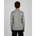 thumbnail image 6 of Real Essentials 4 Pack: Boys Youth Dry-Fit Moisture Wicking Active Athletic Performance Long-Sleeve T-Shirt, 6 of 6